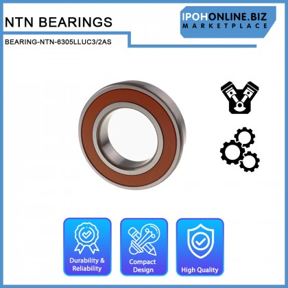 NTN 6305LLUC3/2AS Deep Groove Ball Bearing 25 mm x 62 mm x 17 mm